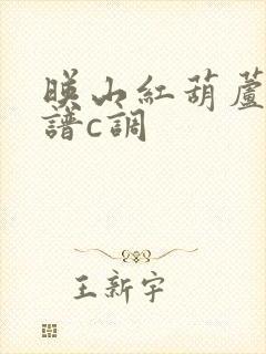 映山红葫芦丝简谱c调