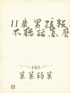 11岁男孩叛逆不听话怎么办