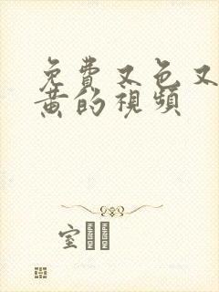 免费又色又爽又黄的视频封面