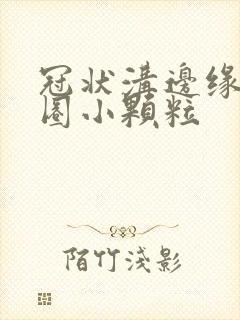 冠状沟边缘有一圈小颗粒