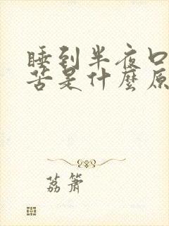 睡到半夜口干口苦是什么原因引起的呢封面