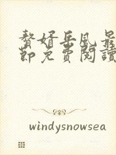 赘婿岳风最新章节免费阅读