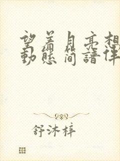 望着月亮想着你动态简谱伴奏