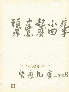 头皮起小疙瘩还痒怎么回事