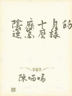 阴历十月的羊命运怎么样封面