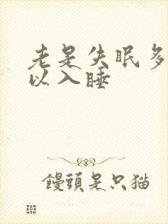 老是失眠多梦难以入睡封面