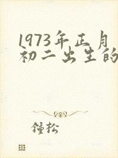 1973年正月初二出生的命运