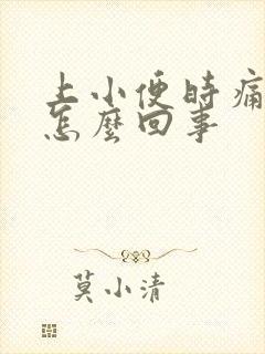 上小便时痛带血怎么回事