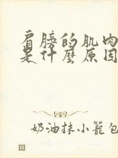 肩膀的肌肉疼痛是什么原因封面