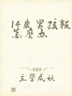 14岁男孩叛逆怎么办