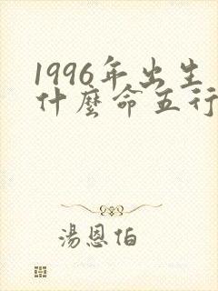 1996年出生什么命五行属性封面