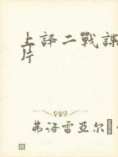 上译二战谍战大片