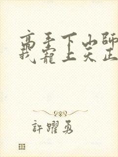 高手下山师姐将我宠上天正封面