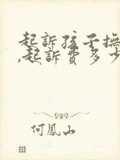 起诉孩子抚养权,起诉费多少钱