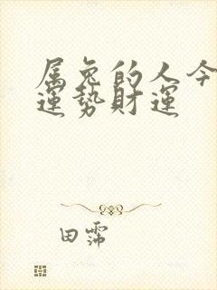 属兔的人今年的运势财运