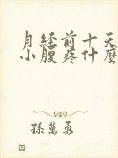 月经前十天左右小腹疼什么原因