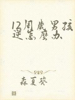 12周岁男孩叛逆怎么办