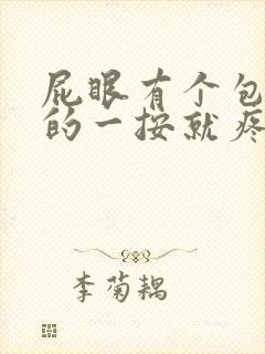 屁眼有个包硬硬的一按就疼怎么办