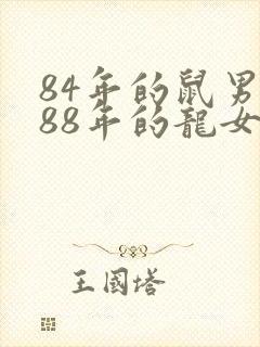 84年的鼠男和88年的龙女婚配怎么样