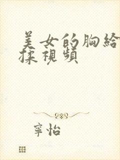 美女的胸给男人揉视频