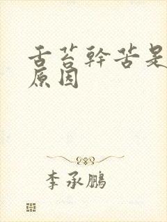 舌苔干苦是什么原因