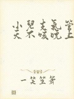 小儿支气管炎白天不咳晚上咳