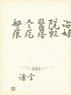 哪个医院治疗疤痕疙瘩较好