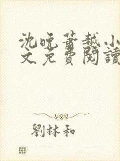 沈晚萧越小说全文免费阅读封面