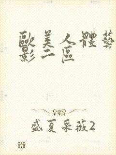 欧美人体艺术摄影二区封面