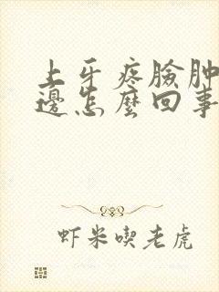 上牙疼脸肿了半边怎么回事