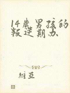 14岁男孩的是叛逆期办