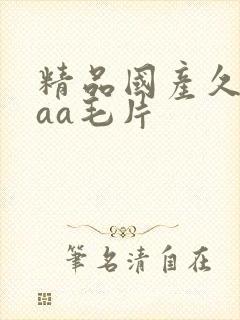 精品国产久久aaa毛片