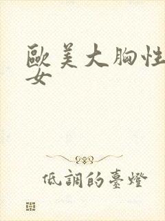 欧美大胸性感美女封面