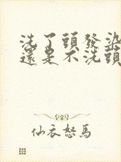 洗了头发染发好还是不洗头染发好封面