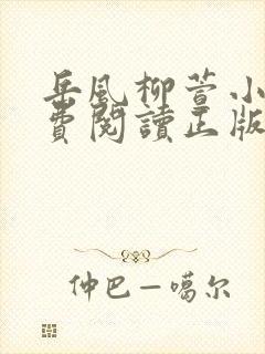 岳风柳萱小说免费阅读正版