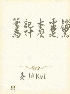 笔记本电脑打开为什么是黑屏怎么办