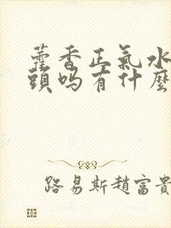 藿香正气水能洗头吗有什么用途