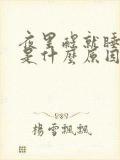 夜里醒就睡不着是什么原因封面