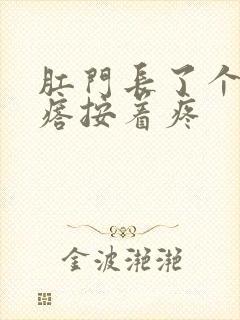 肛门长了个硬疙瘩按着疼