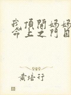 我顶开妈妈的生命上之门目录