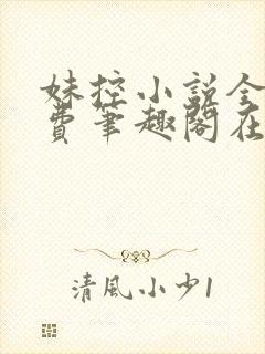 妹控小说全文免费笔趣阁在线阅读