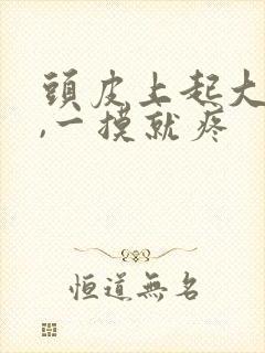 头皮上起大疙瘩,一摸就疼