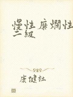 慢性糜烂性胃炎二级封面