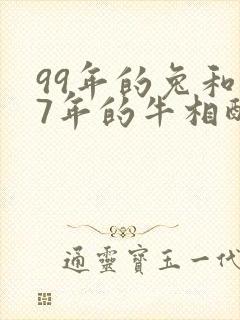 99年的兔和97年的牛相配吗