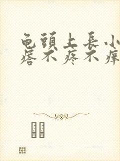 龟头上长小肉疙瘩不疼不痒