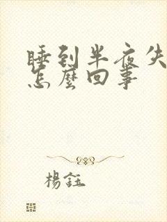 睡到半夜失眠是怎么回事封面