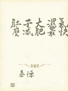 肚子大湿气重怎么减肥最快封面