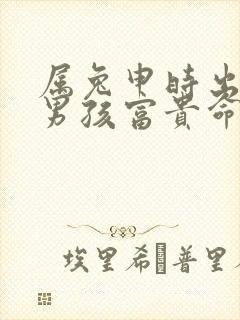 属兔申时出生的男孩富贵命