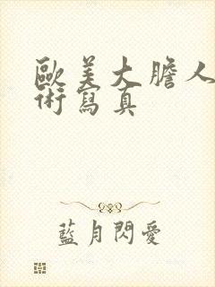 欧美大胆人体艺术写真封面