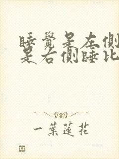 睡觉是左侧睡还是右侧睡比较好封面